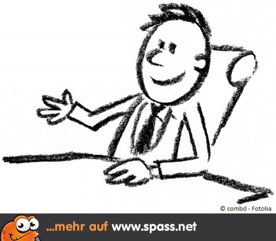 Mitarbeiter am Schreibtisch