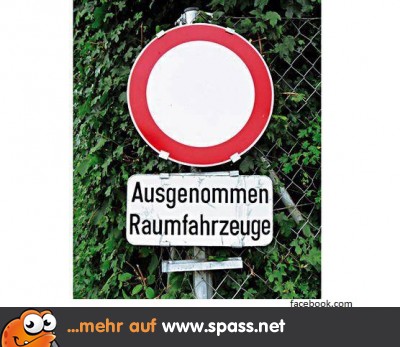lustiges Schild