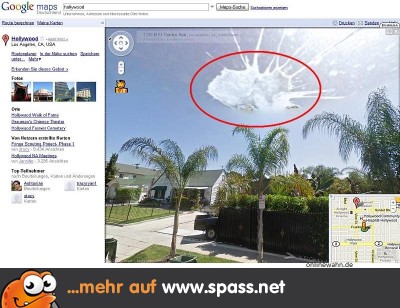 Google Street View mit Vogelkot