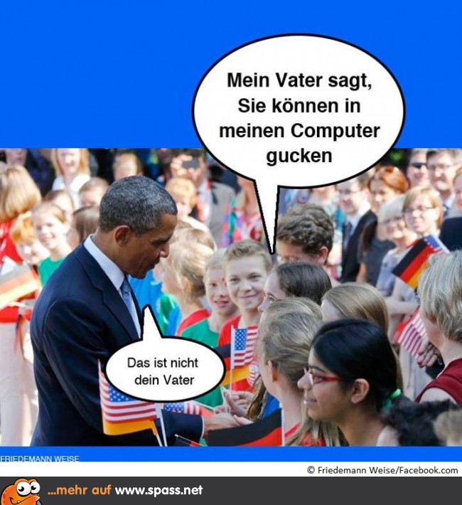 Obama weiß alles … Lustige Bilder auf
