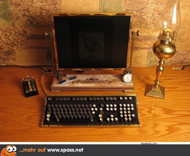 Steampunk Laptop Lustige Bilder Auf Spass Net