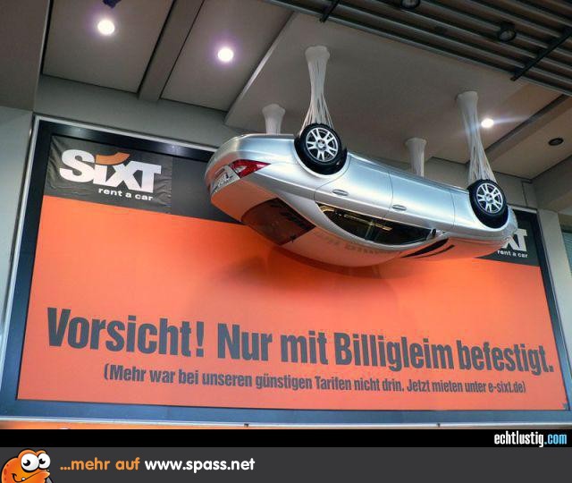 Billigleim bei Sixt