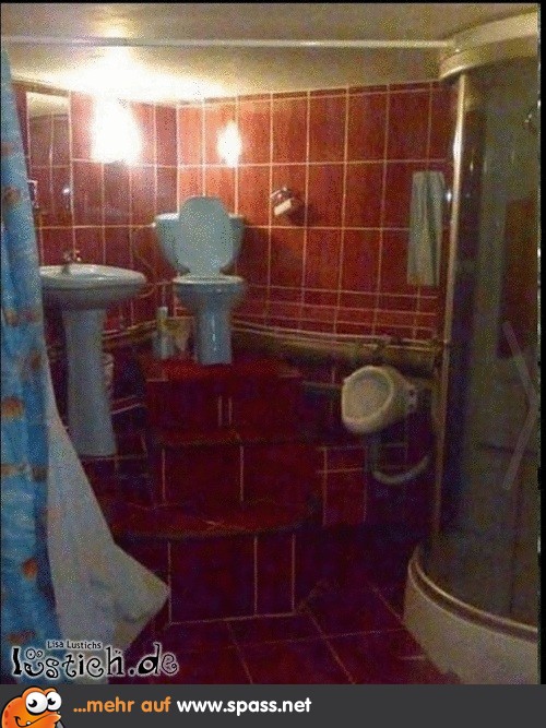 Extravagante Toilette