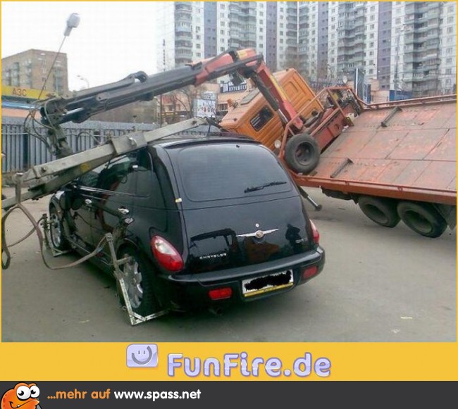 Teures Abschleppen
