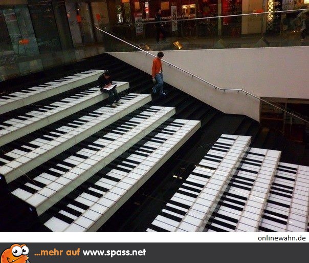 Musikalische Treppe