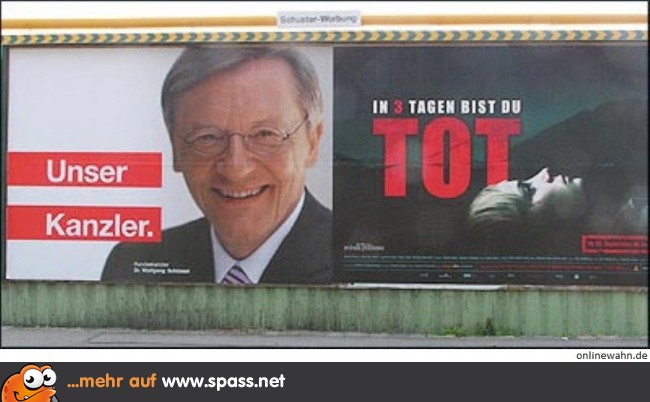 Schlecht platziert