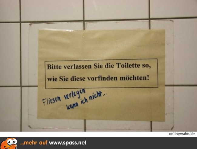 Fliesenleger gesucht Lustige Bilder auf