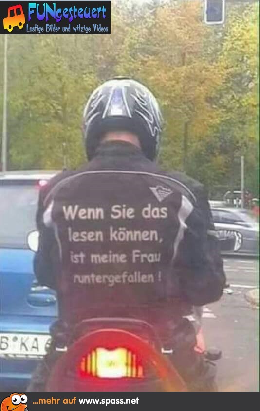 Bikerspruch Lustige Bilder auf