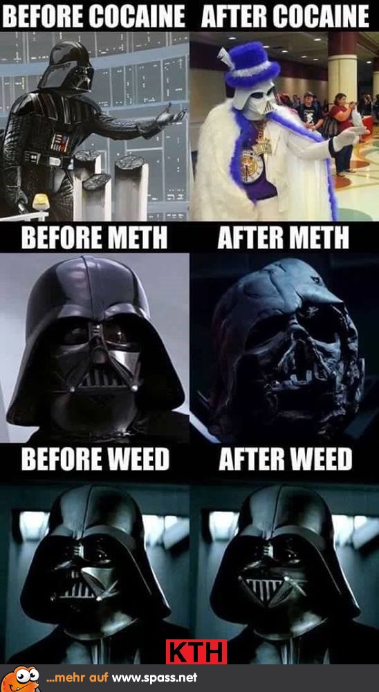 Kokain, Meth und Gras Lustige Bilder auf