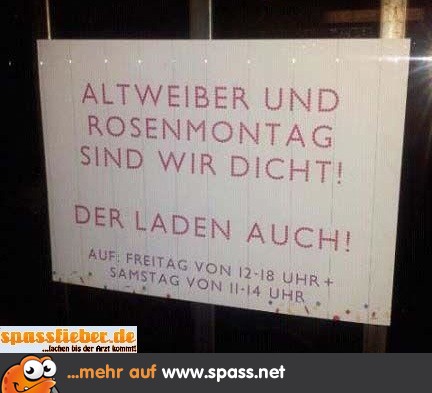 Alles dicht am Rosenmontag Lustige Bilder auf