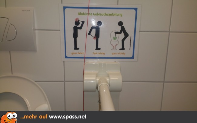 KlobürstenAnleitung Lustige Bilder auf