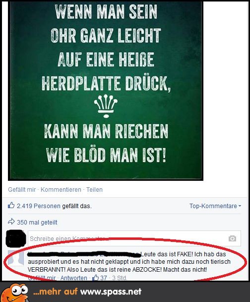 Reine Abzocke… Lustige Bilder auf