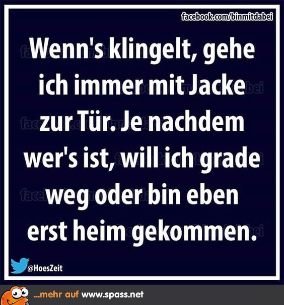 Nie ohne meine Jacke Lustige Bilder auf