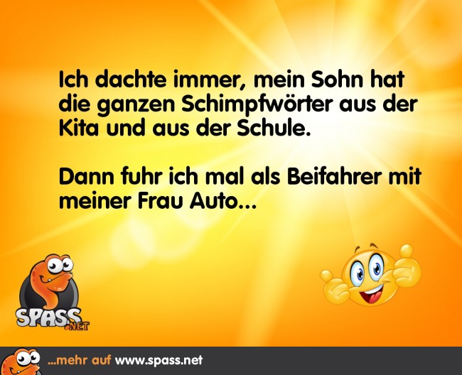 Beifahrer Lustige Bilder auf