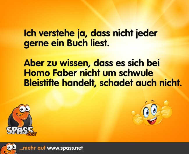 Homo Faber Lustige Bilder auf