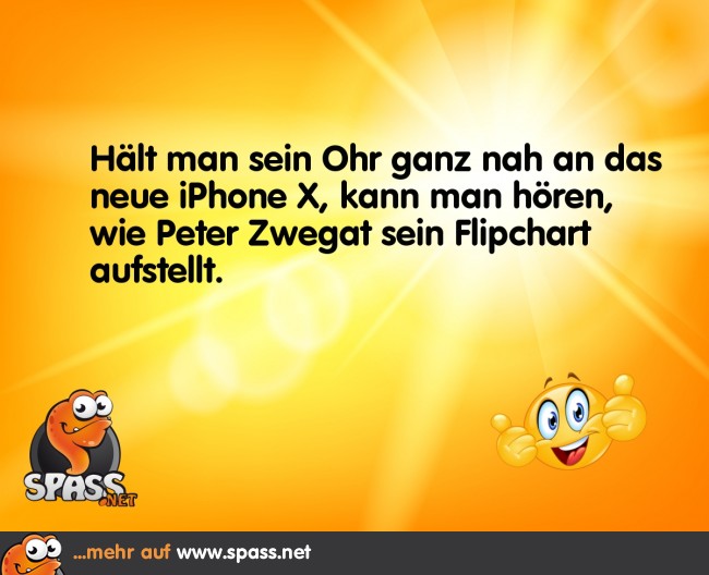 iPhone X Lustige Bilder auf