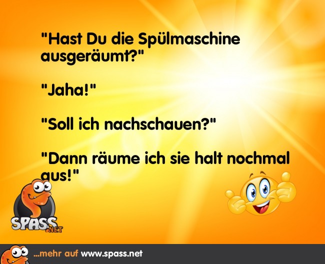 Spülmaschine Lustig