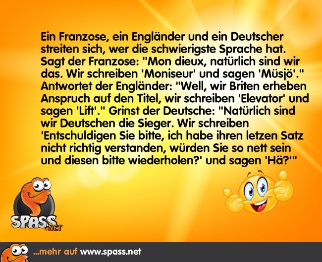 Schwere Sprache Lustige Bilder auf