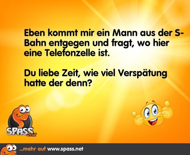 Große Verspätung Lustige Bilder auf