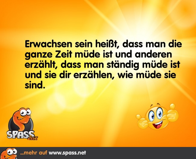 Müde, immer müde Lustige Bilder auf