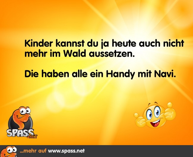 Heute haben alle ein Navi… Lustige Bilder auf