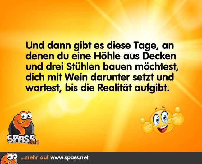 Es gibt diese Tage… Lustige Bilder auf