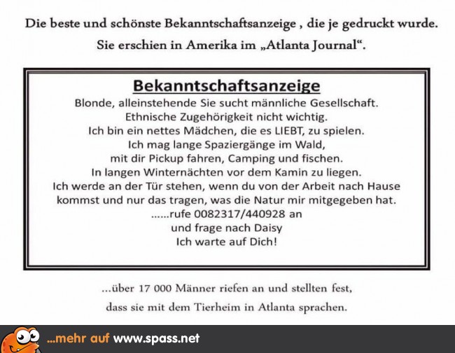 Lustige bekanntschaften