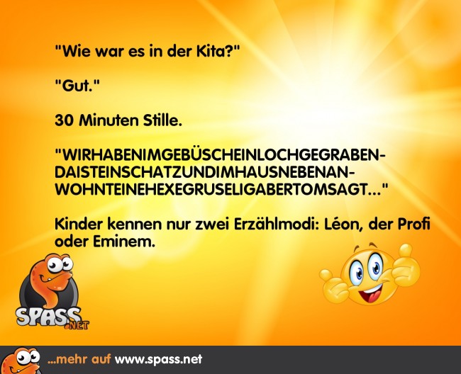 In der Kita Lustige Bilder auf