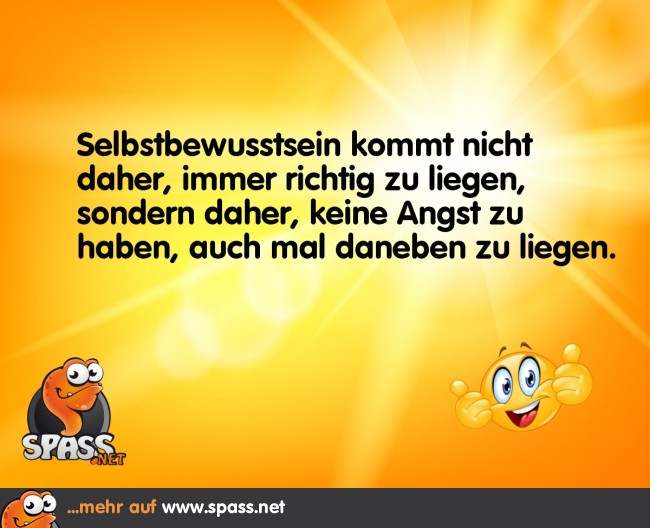 Selbstbewusstsein Lustige Bilder auf