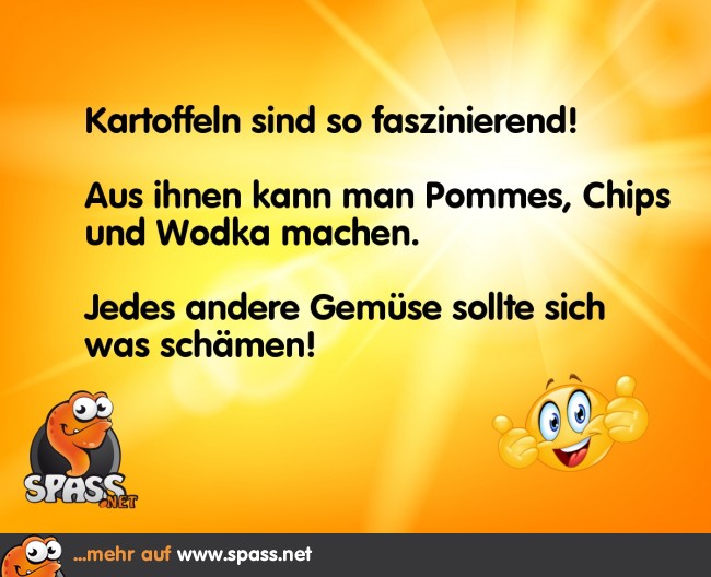 Faszinierende Kartoffeln Lustige Bilder auf