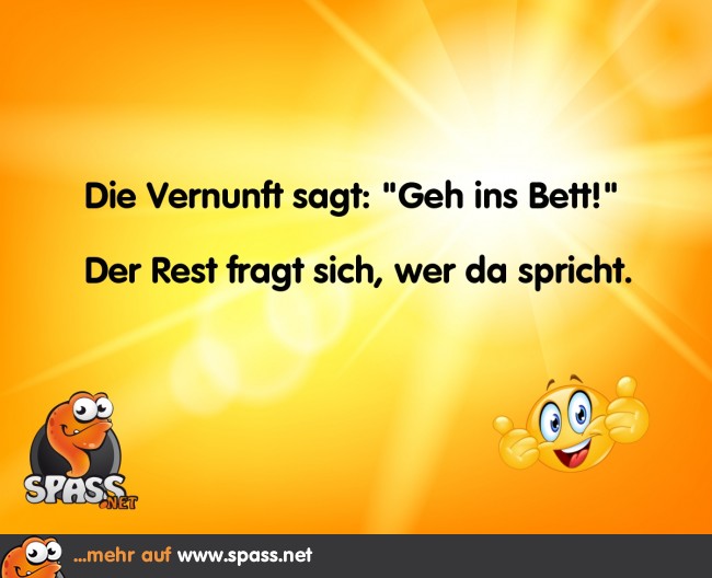 Die Stimme der Vernunft Lustige Bilder auf