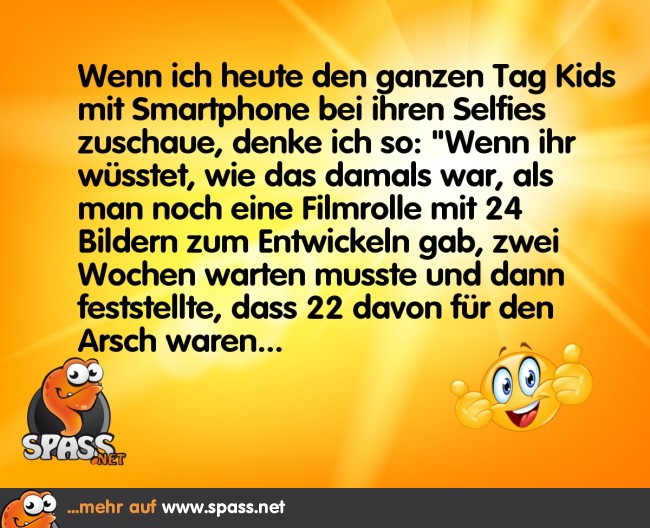 Selfies früher Lustige Bilder auf