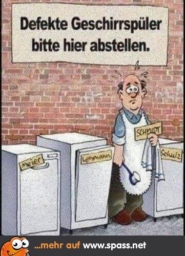 Geschirrspüler Lustige Bilder auf