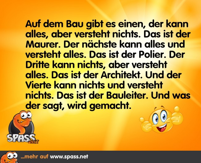 Auf dem Bau Lustige Bilder auf