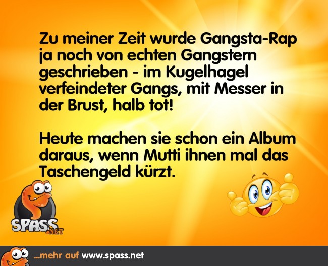 GangstaRap Lustige Bilder auf