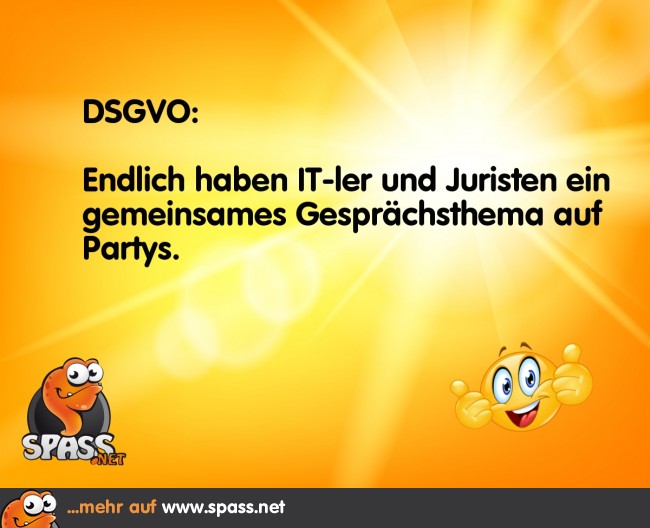 Datenschutzgrundverordnung Lustige Bilder auf