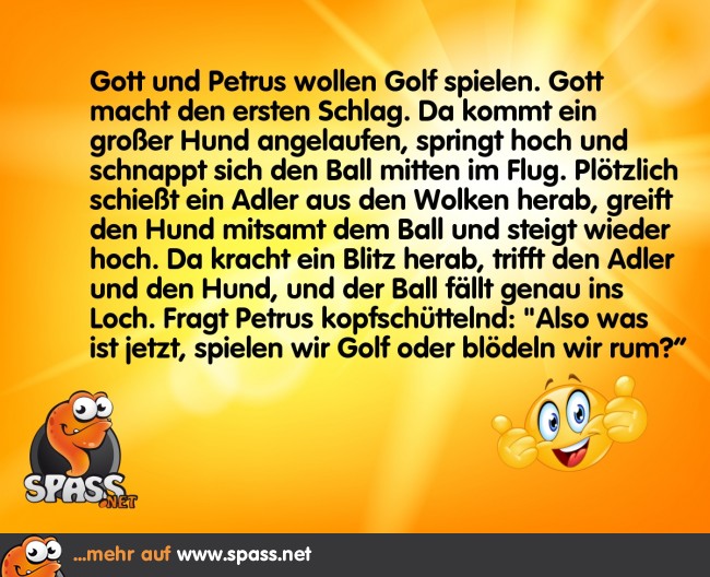 Beim golfen Lustige Bilder auf