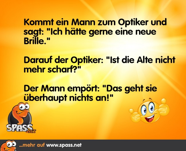 Beim Optiker Lustige Bilder auf