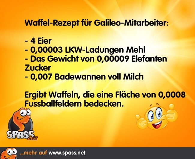 GalileoWaffeln Lustige Bilder auf