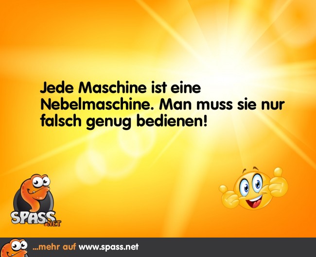 Nebelmaschine Lustige Bilder auf