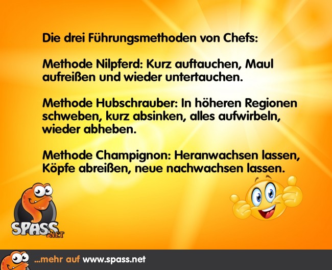Führungsmethoden Lustige Bilder auf