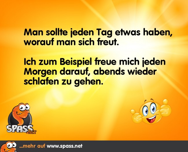Die Freude des Tages Lustige Bilder auf