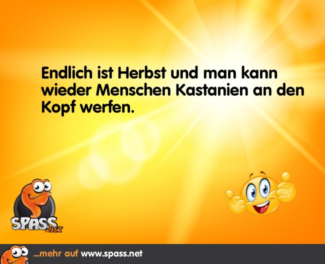 Endlich Herbst Lustige Bilder auf