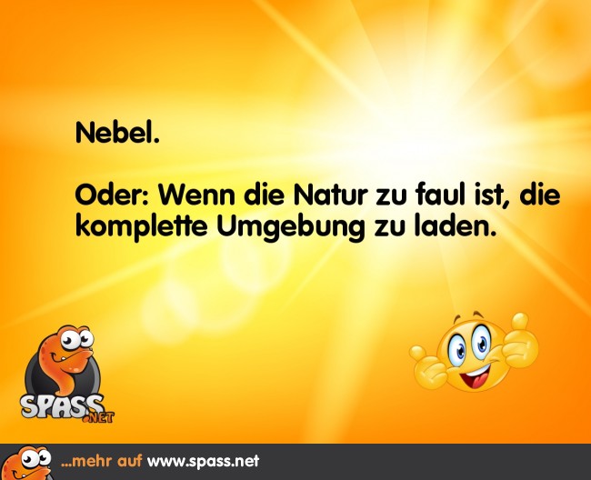 Nebel Lustige Bilder auf