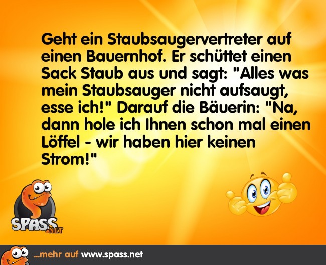Der Staubsaugervertreter Lustige Bilder auf