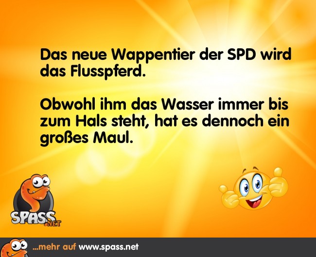 SPDWappentier Lustige Bilder auf