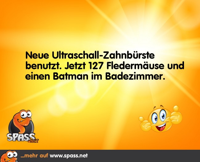 UltraschallZahnbürste Lustige Bilder auf