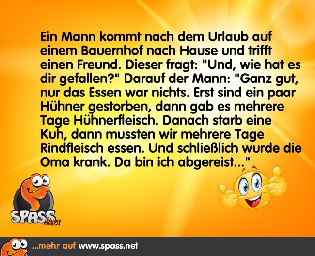Urlaub auf dem Bauernhof Lustige Bilder auf