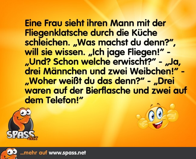 Der Fliegenfänger Lustige Bilder auf