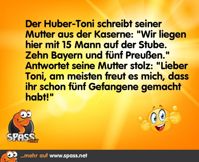 Brief aus der Kaserne Lustige Bilder auf